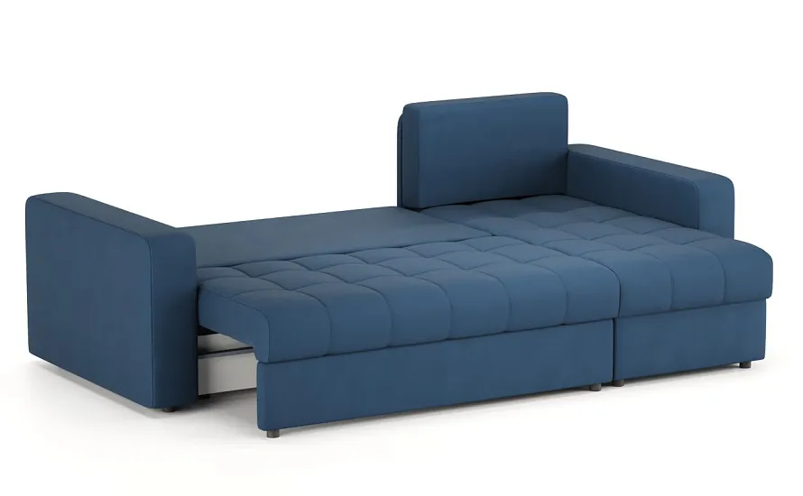 Диван угловой Тренто Leonardo 12 синий - 6